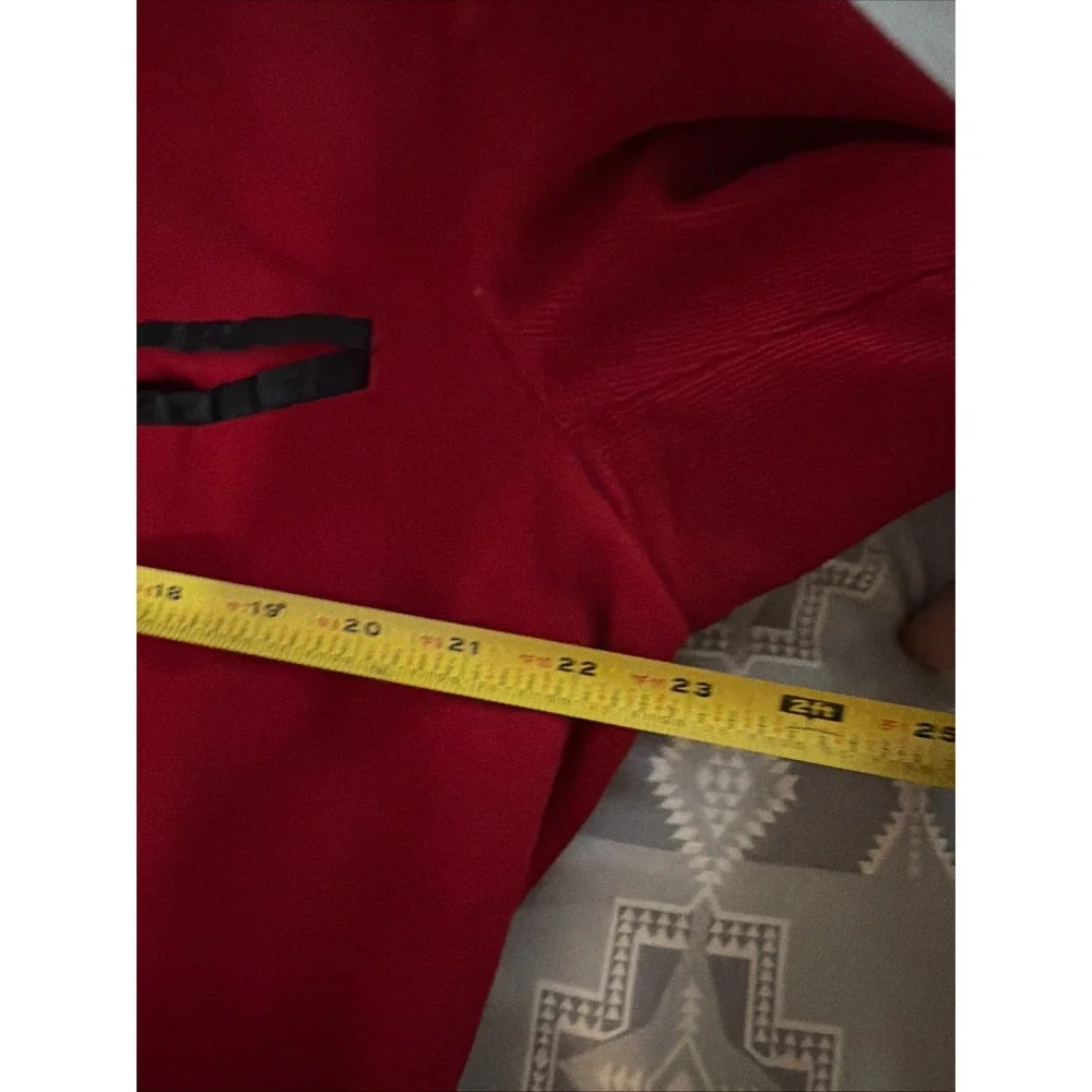 VTG 50-60s Baskin Chicago Mens Large , Red Corduroy Smoking Jacket Lounging Robe